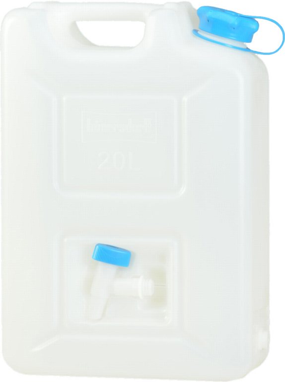 hünersdorff Wasserkanister "PROFI" 20 l, HD-PE natur mit UV-Schutz
