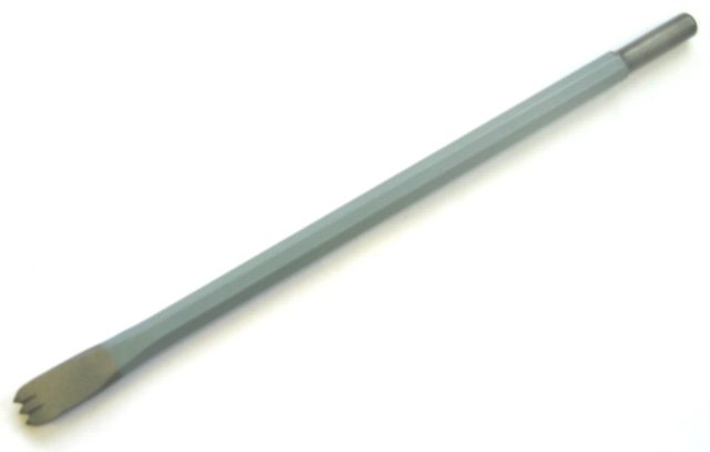 Diamont-PL-Bildhauerzahneisen E.E.10 Stahlbreite 18 mm, Zähnezahl 4