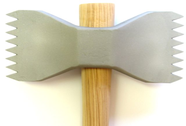 Stahl-Flächen (beiseitig gezahnt) Zähnezahl 2x4, Schneidbreite 40 mm