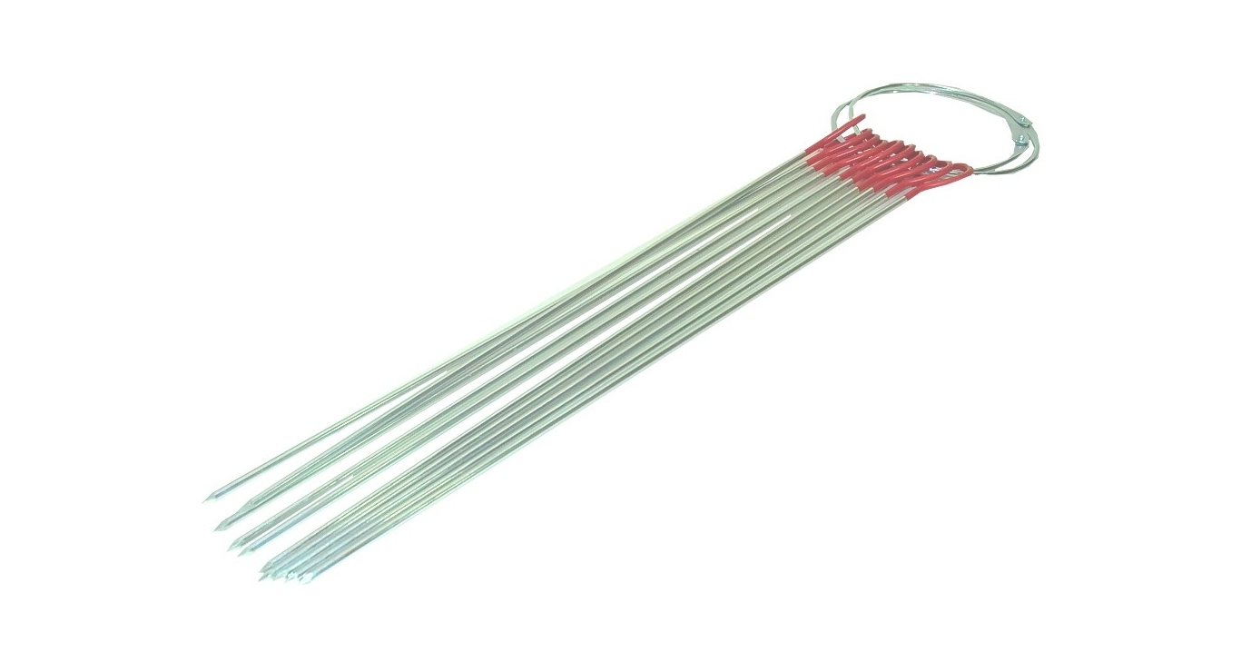 NESTLE Markiernägel Satz bestehend aus 10 Nägeln, Länge 40cm   NESTLE Markiernägel Satz bestehend aus 10 Nägeln, Länge 40cm