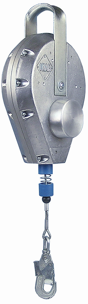Höhensicherungsgerät mit Abseilfunktion 9,0 m Seillänge, 3,5 kg Gewicht
