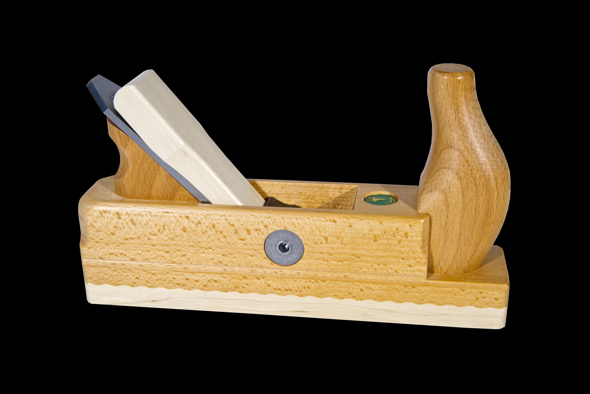 Ulmia Schrupphobel mit Weißbuchensohle Einfacheisen 33 mm