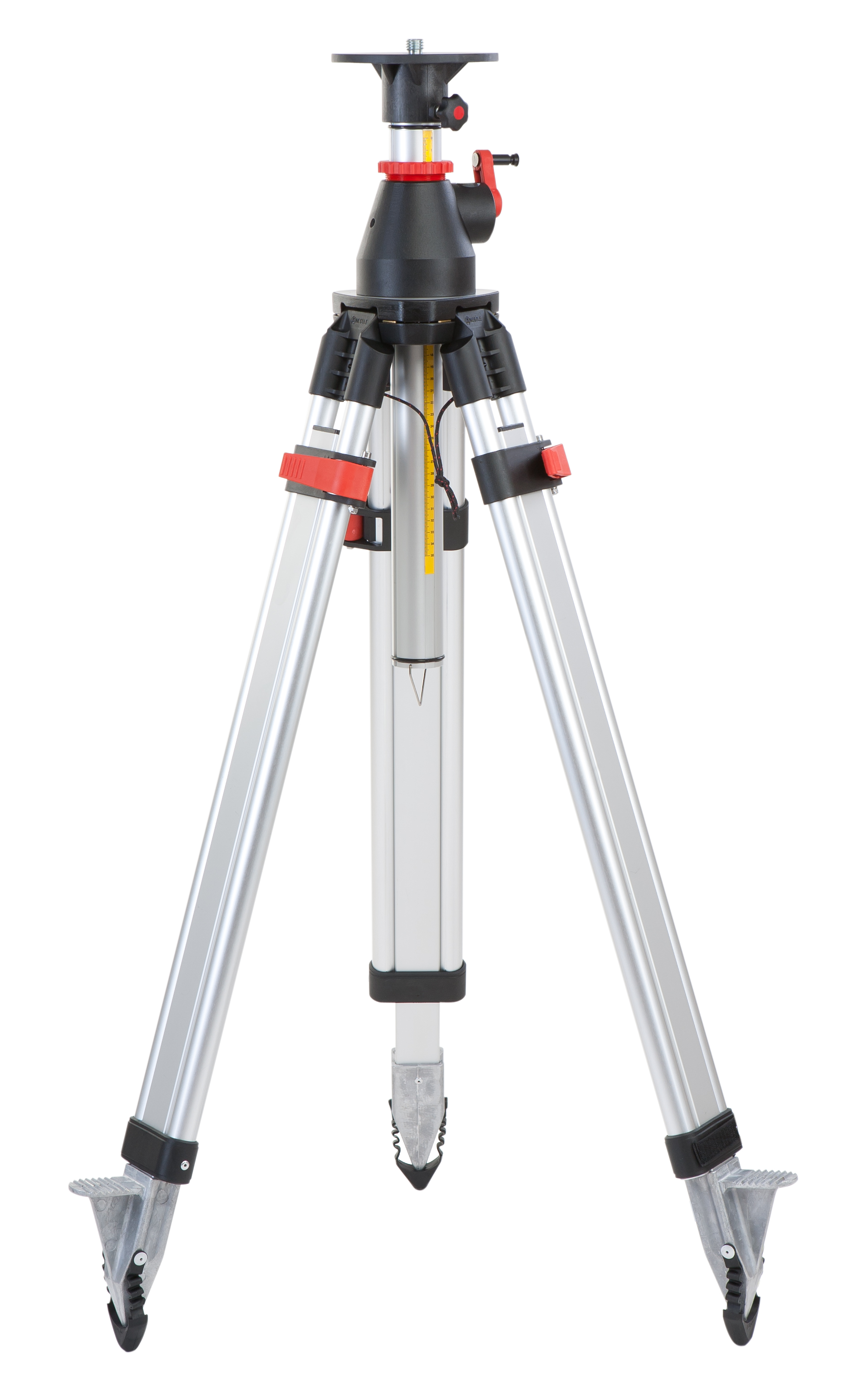 NESTLE Kurbelstativ Aluminium Schwer, selbsthemmend, 90-188cm Aluminiumkopf, Libelle, Gummifußkappe