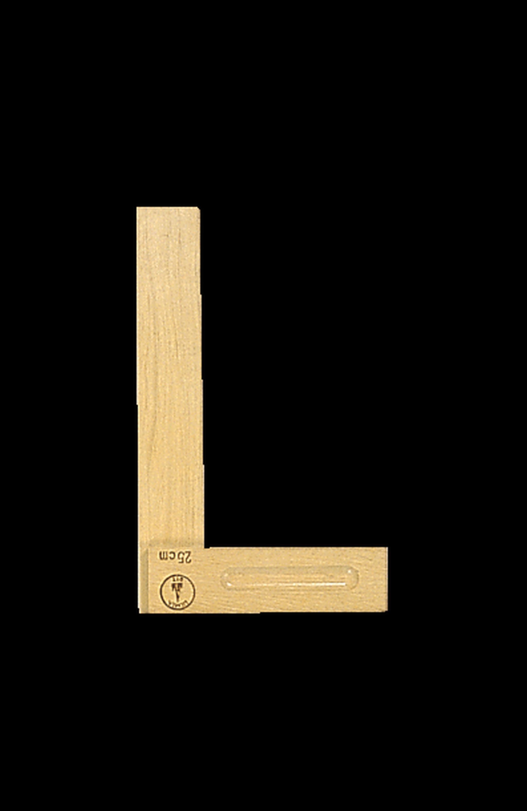 Ulmia Winkel aus Weißbuche 250 mm Naturlackiert 