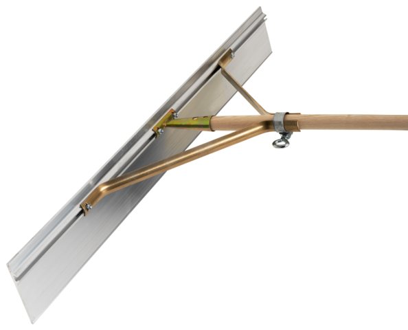 Alurechen Abziehprofil (verstellbar) mit Streben (ohne Stiel) 100 cm breit