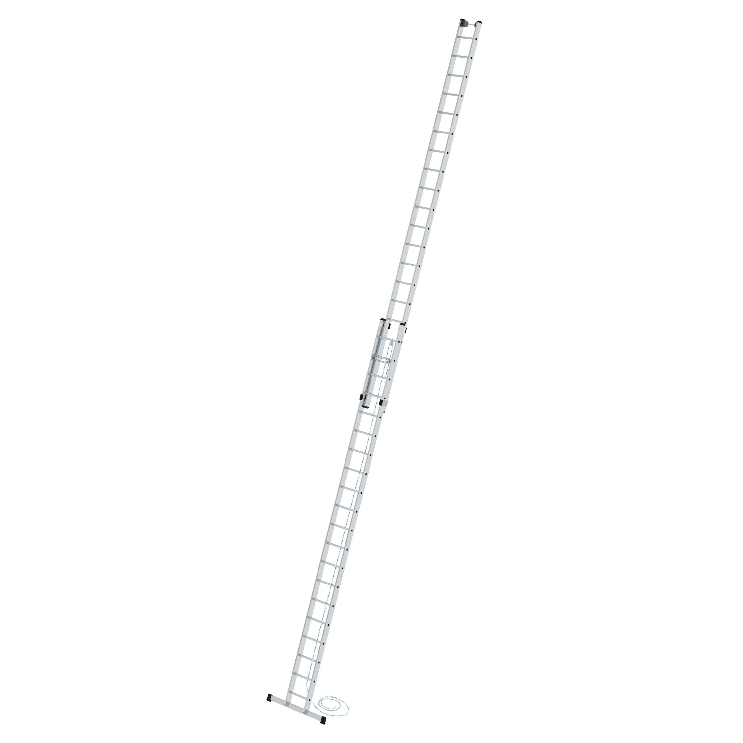 Sprossen-Seilzugleiter 2-teilig mit Standard-Traverse 2x20 Sprossen