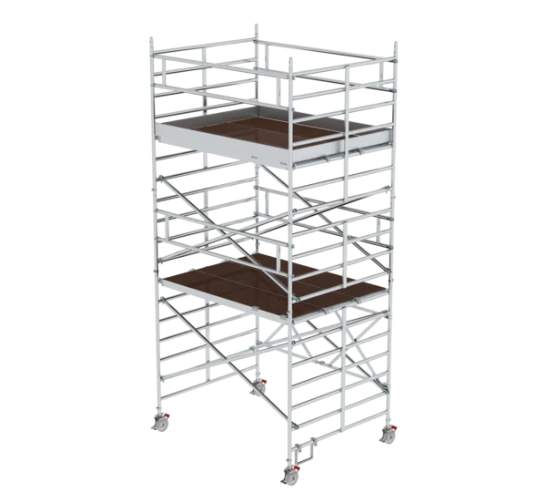 Klappgerüst mit Dreifach-Plattform Plattformhöhe 4,35 m  Klappgerüst mit Dreifach-Plattform Plattformhöhe 4,35 m