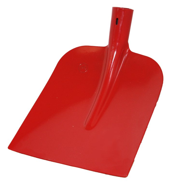 MMXX Holsteiner Schaufel Gr. 2, rot, 1,60mm Dicke, "Eco", Blattmaße: 270x250 mm, Dülle 3/4