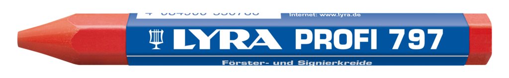 LYRA Förster- und Signierkreide, 12 x 120 mm,  rot, 12er Pack LYRA Förster- und Signierkreide, 12 x 120 mm,  rot, 12er Pack