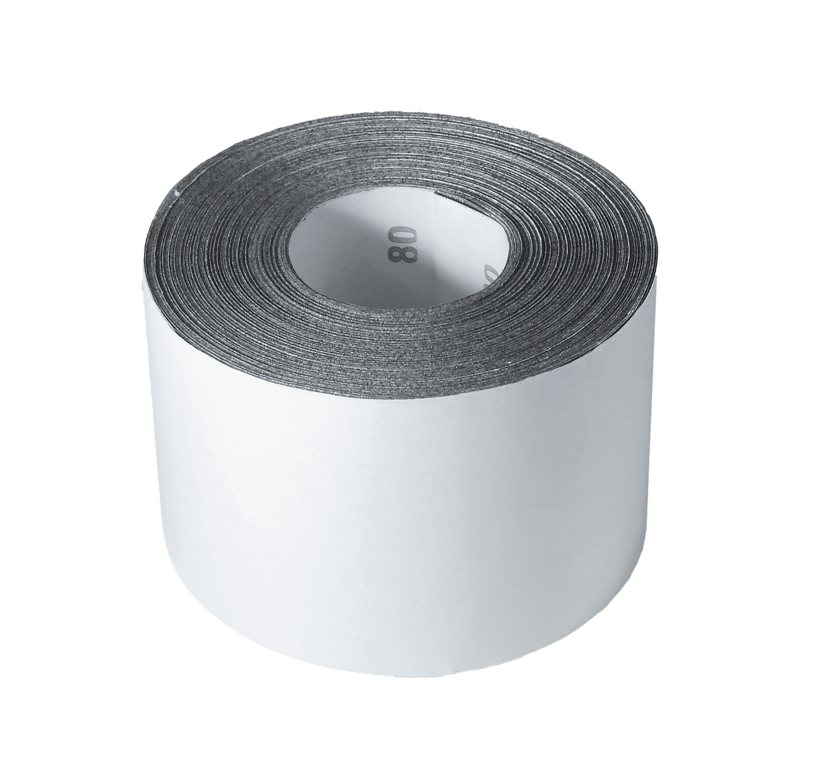 Handschleifpapier  K 80 50 m Rolle, B: 115 mm
