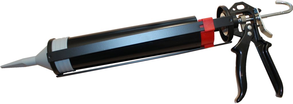 Mörtelpresse X7-1000, Füllmenge ca. 1000 ml,  Leiterhaken, gummierter Griff Mörtelpresse X7-1000, Füllmenge ca. 1000 ml,  Leiterhaken, gummierter Griff