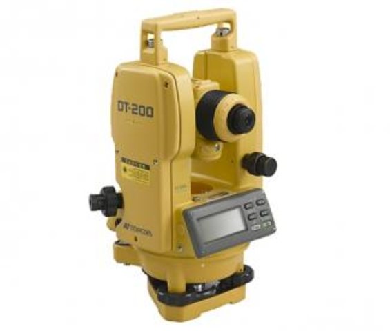 Theodolit, elektronisch DT-207L mit koaxialem Laserstrahl Topcon Theodolit, elektronisch DT-207L mit koaxialem Laserstrahl Topcon