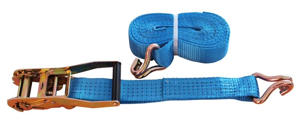 MMXX Zurrgurt,2-tlg., 8 m lang, 50 mm breit, blau 4000 daN in der Umreifung, Spitzhaken MMXX Zurrgurt,2-tlg., 8 m lang, 50 mm breit, blau 4000 daN in der Umreifung, Spitzhaken