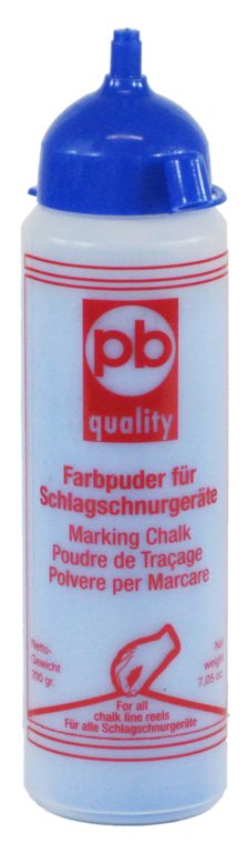 Farbpuder in Kunststoff-Flasche blau 360 g