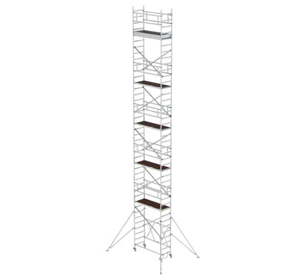 Klappgerüst 0,75 x 1,80 m mit Ausleger Plattformhöhe 10,80 m 