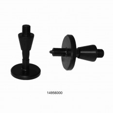 NESTLE Vermesserstabzubehör Spitze mit abschraubbarem Sandteller für Prismen- u. GPS-Stäbe Ø 32mm