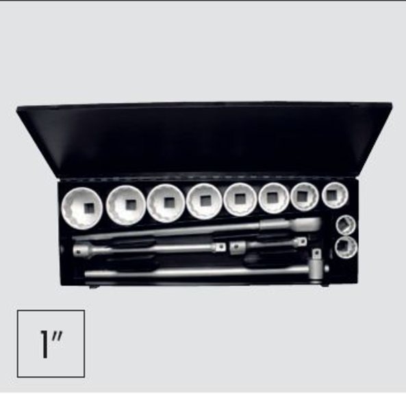 Steckschlüssel-Satz - 780 -10A 1.7/16-3.1/8  1 " Antrieb Steckschlüssel-Satz - 780 -10A 1.7/16-3.1/8  1 " Antrieb