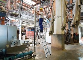 Stufen-Stehleiter einseitig begehbar mit clip-step R13 3 Stufen Arbeitshöhe bis ca. 2,75 m