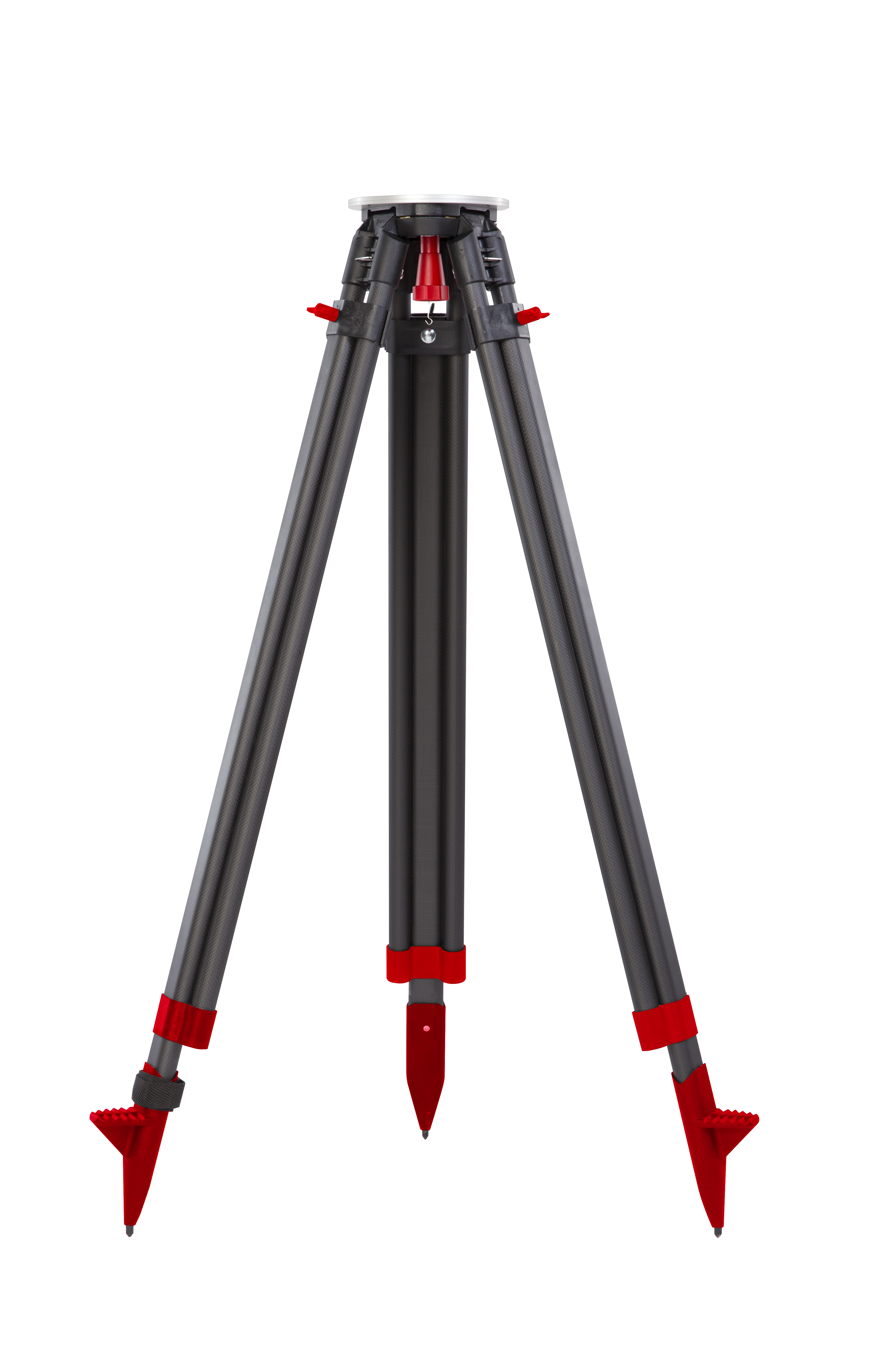 NESTLE Karbonstativ GEO Omega für Totalstationen und Scanner Kopf flach, rund, 5/8", 93-169cm