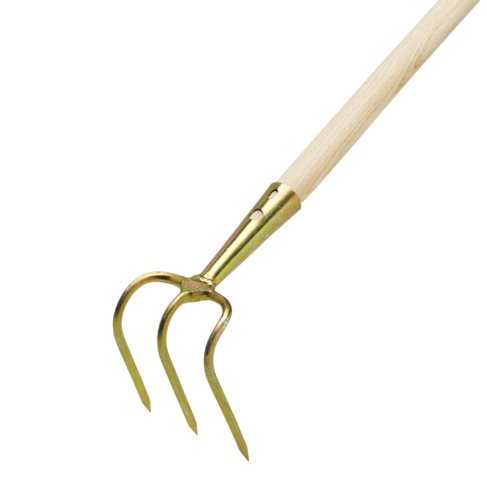 Kasche/Pickhacke  (ohne Stiel) 3 Zinken, 14 cm lang