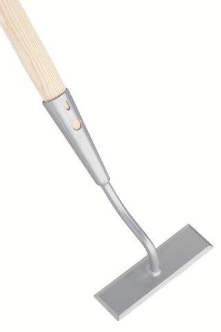Wegeschaufel, pulverbeschichetet mit 4-seitig geschliffenem Messer  (ohne Stiel) Arbeitsbreite 14 cm