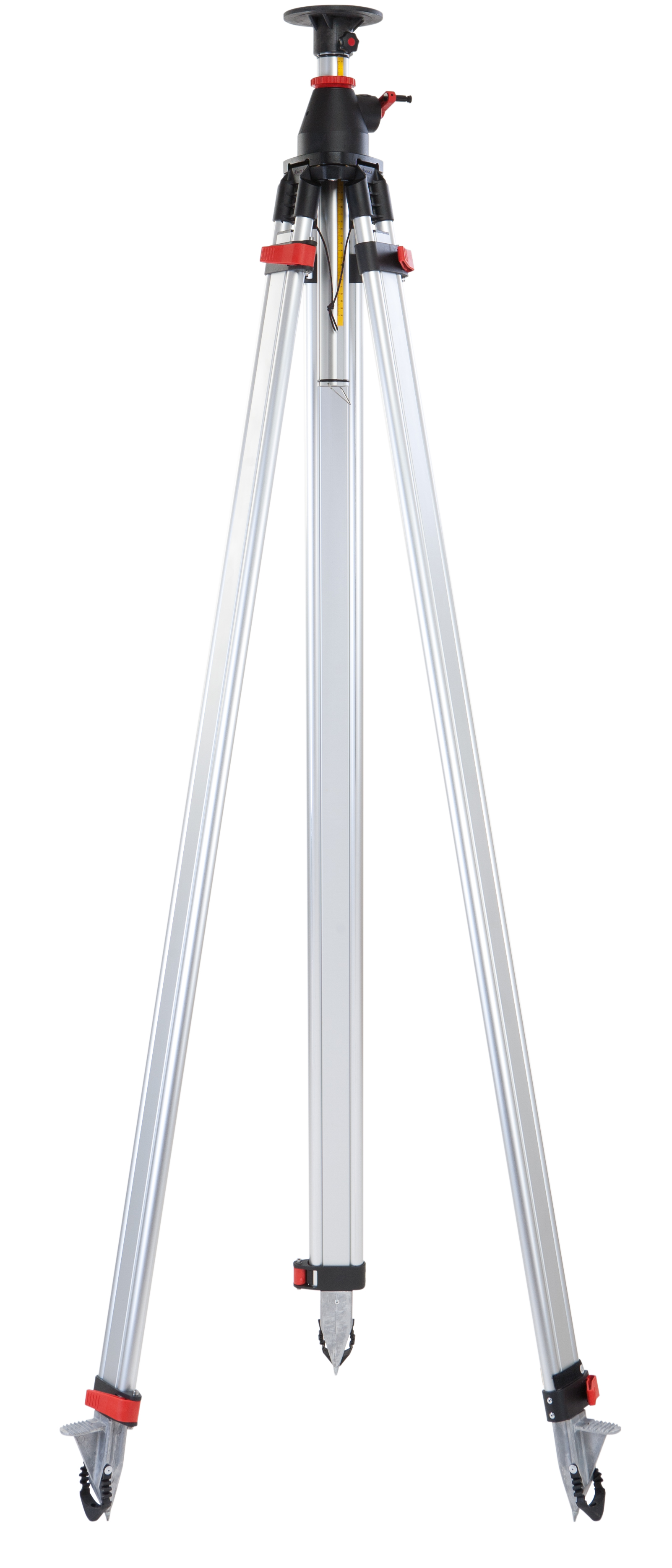 NESTLE Kurbelstativ Aluminium Schwer, selbsthemmend, 200-391cm Aluminiumkopf, Libelle, Gummifußkappe 