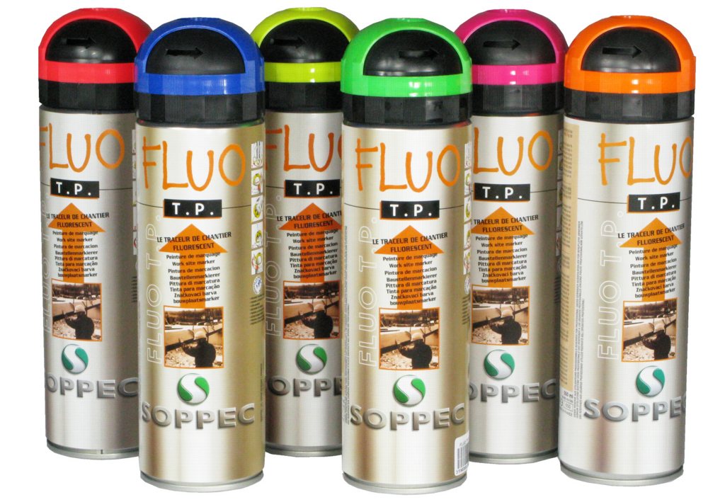 SOPPEC Markierfarbe Fluo TP, neon-orange, 500 ml