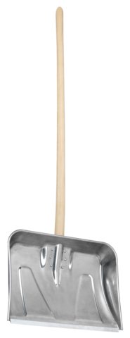 Schneeschaufel Aluminium  (ohne Stiel) B 520 mm x T 390 mm,