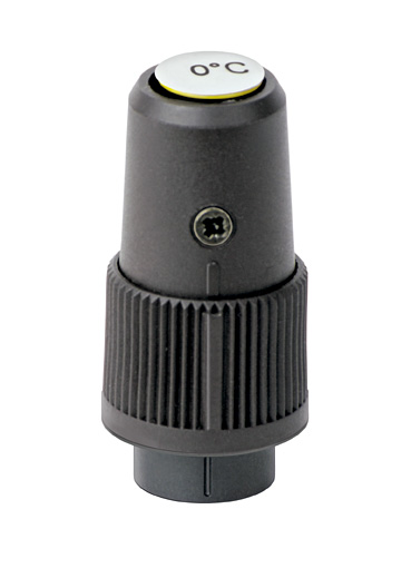 Prüfadapter zur Kontrolle des Temperatur-Meßteils. 