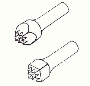 Diamont-PL-Stocker Stockfläche Durchmesser 32 mm, Stiftezahl 3