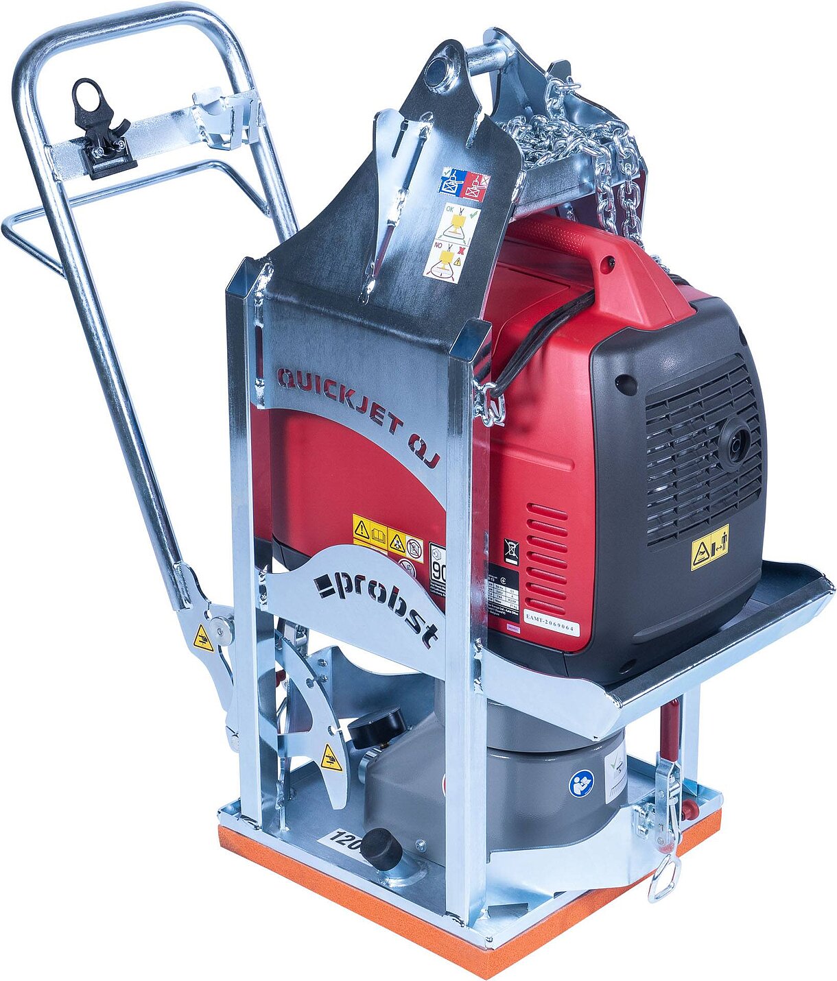 Quickjet Logo QUICKJET QJ-600-E-110 Vakuum-Anbaugerät 110 V mit Saugplatte | PR_52400049