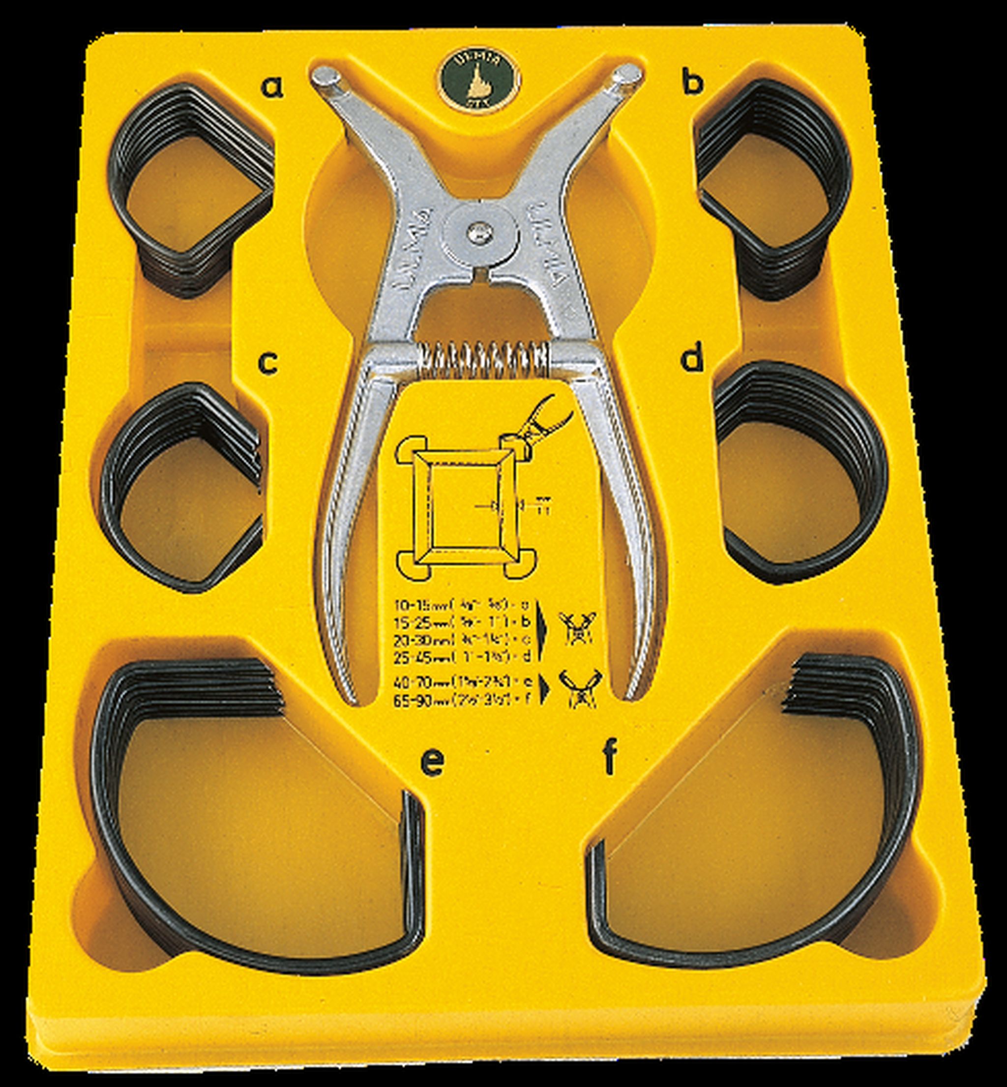 Ulmia Arbeitsgarnitur Gehrungs-Spannklammern 1,12 kg
