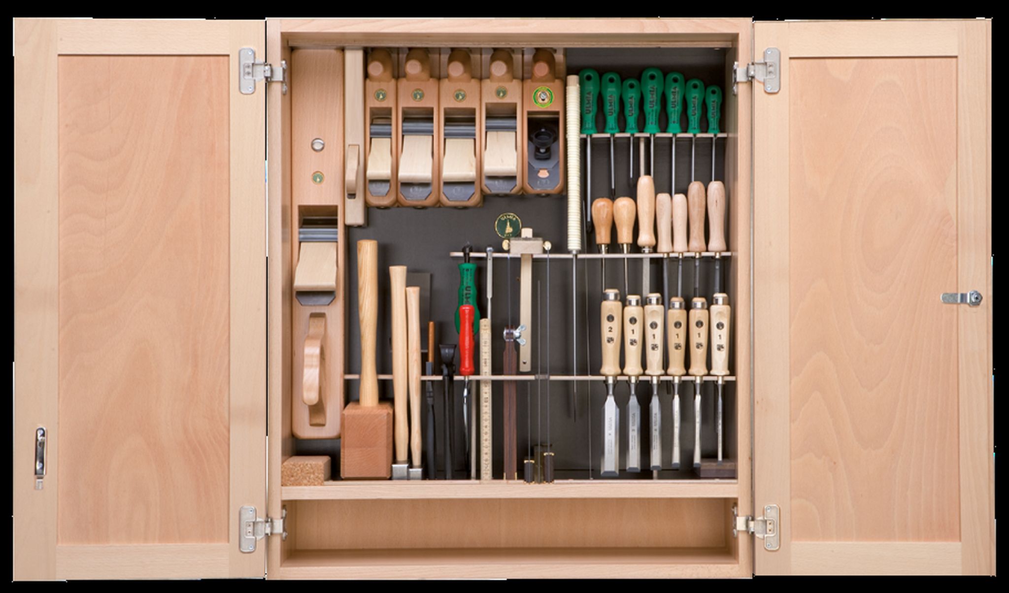 Ulmia Werkzeugschrank mit Werkzeugsatz 316 komplett mit Schrank