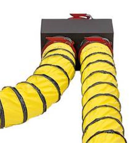 Vorsatzstück inkl. 1 Automatik-Spannring mit 2 Abgängen 200 mm für ELT 18-S
