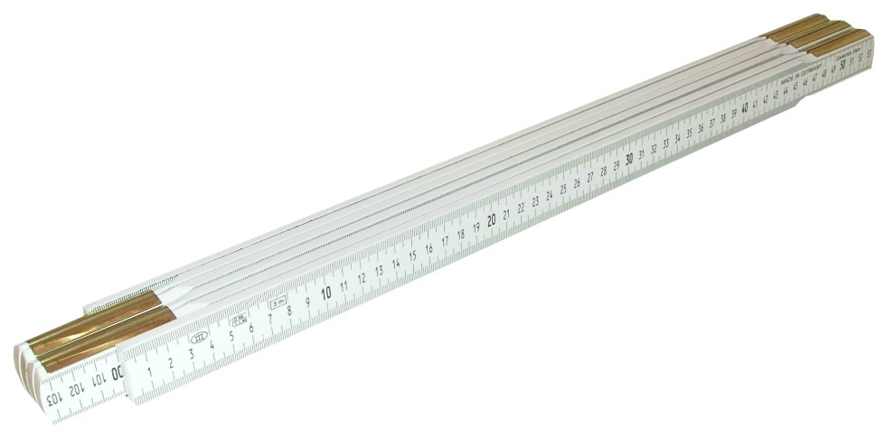 NESTLE Gliedermaßstab Holz, 3m, mm-Teilung beidseitig