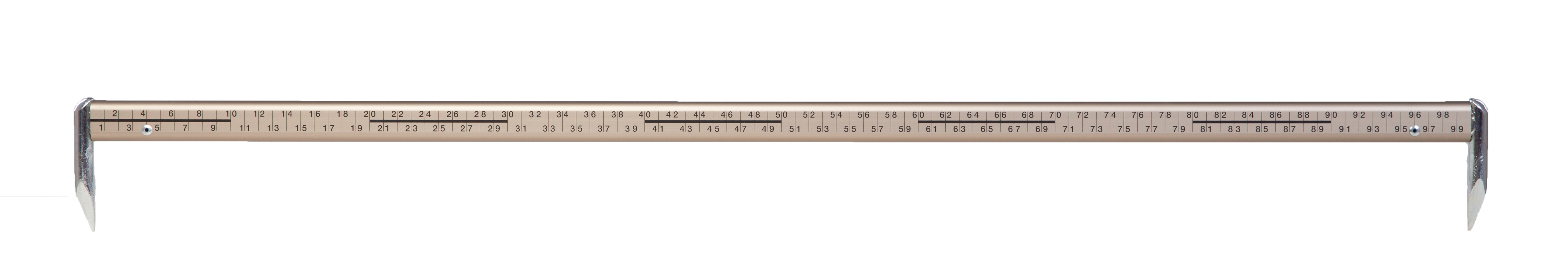 NESTLE Ablängstab Anreißmeterstock, Aluminium, 100cm 30x15mm Ovalprofil 