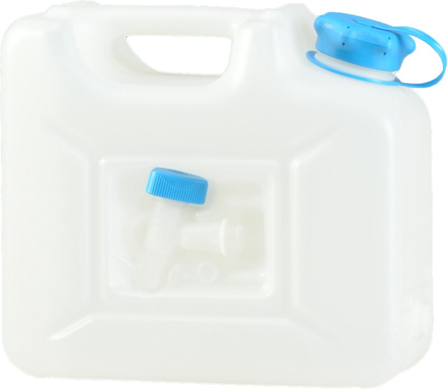 hünersdorff Wasserkanister "PROFI" 12 l, HD-PE natur mit UV-Schutz