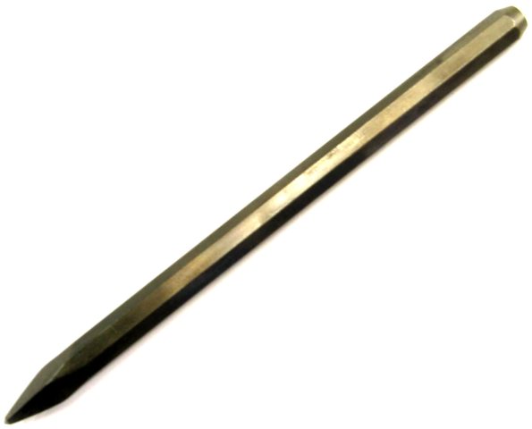 Stahl-Spitzeisen mit Schlägelkopf Stahlstärke 8 mm