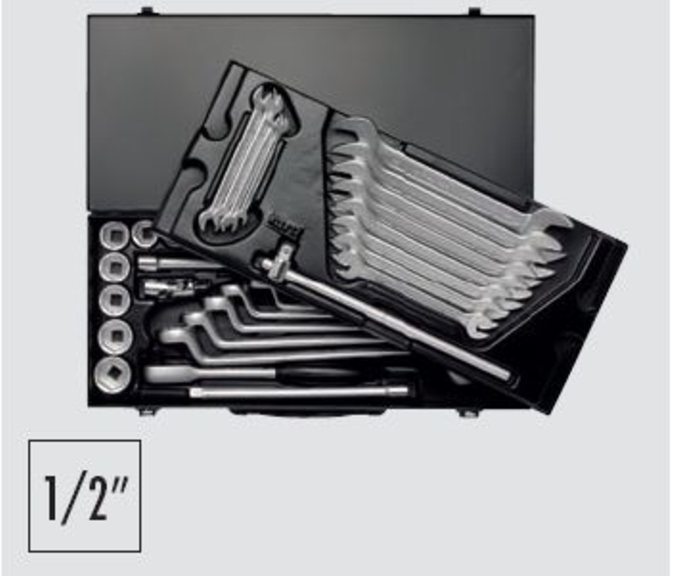 Steckschlüssel-Satz - 770-RDS12MU  COMB.10-32 MM 1/2 " Antrieb Steckschlüssel-Satz - 770-RDS12MU  COMB.10-32 MM 1/2 " Antrieb