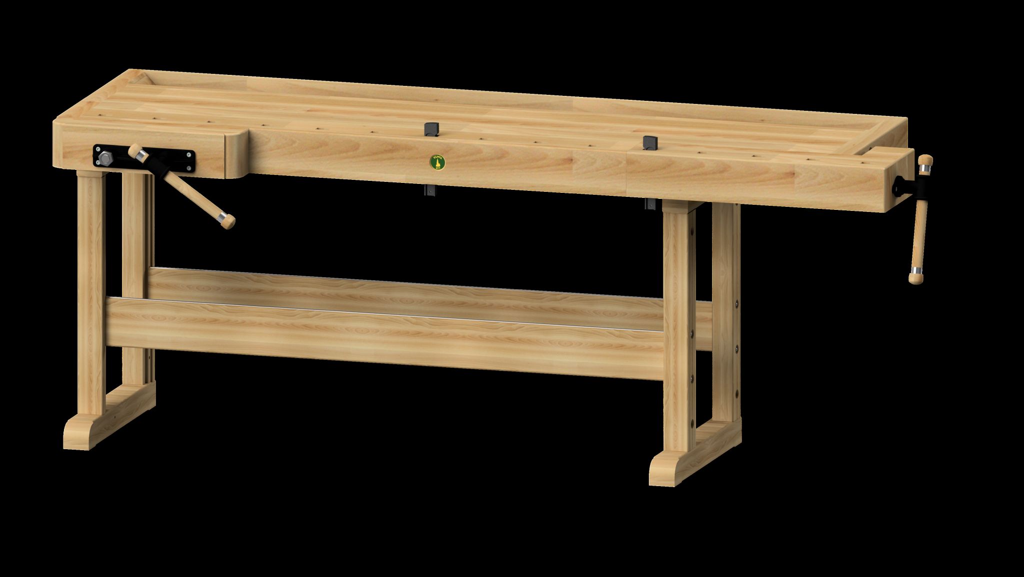 Ulmia Hobelbank für Schreiner Modell 2 Plattenlänge: 2150 mm