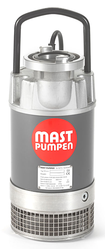 Tauchpumpe, Mast T 8 ,  2,0 kW, 400 V Tauchpumpe, Mast T 8 ,  2,0 kW, 400 V