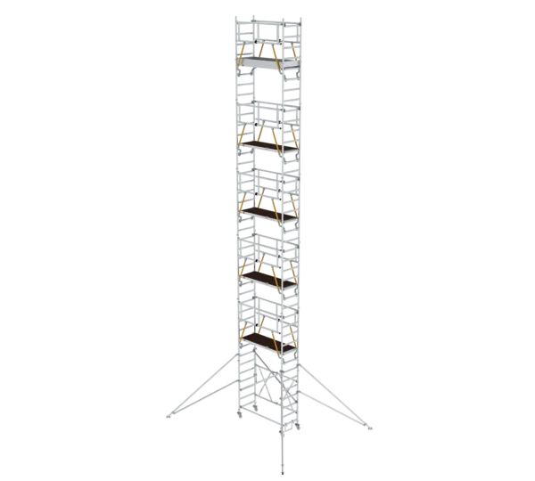 Klappgerüst SG 0,75 x 1,80 m mit Ausleger Plattformhöhe 11,04 m 