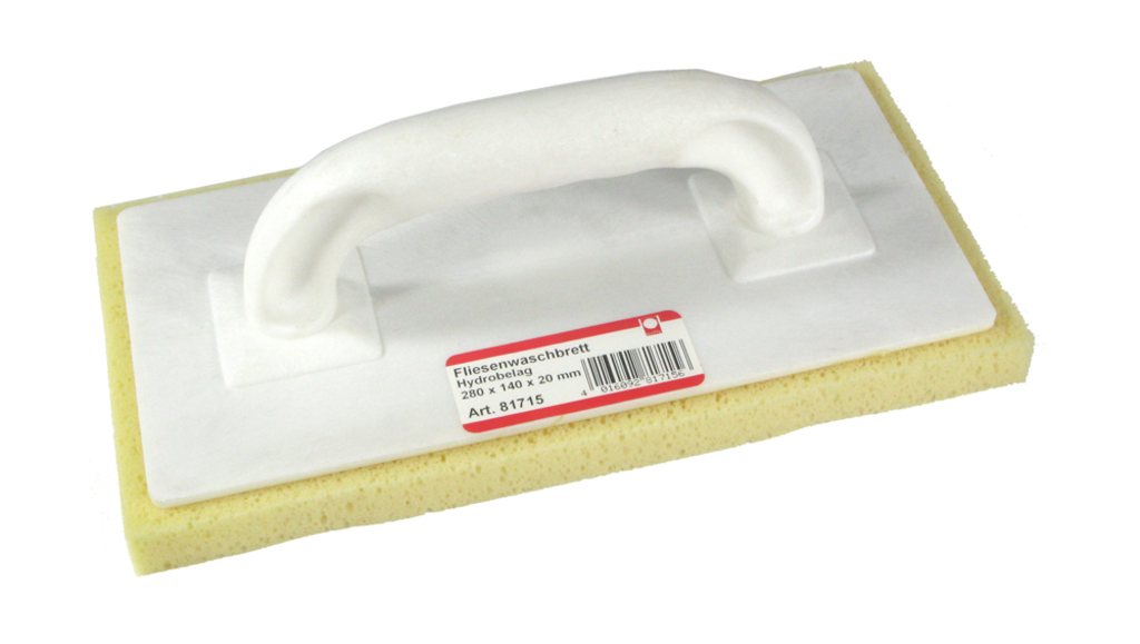 Fliesenwaschbrett, Hydrobelag, ungerastert, 280 x 140 x 20 mm Fliesenwaschbrett, Hydrobelag, ungerastert, 280 x 140 x 20 mm