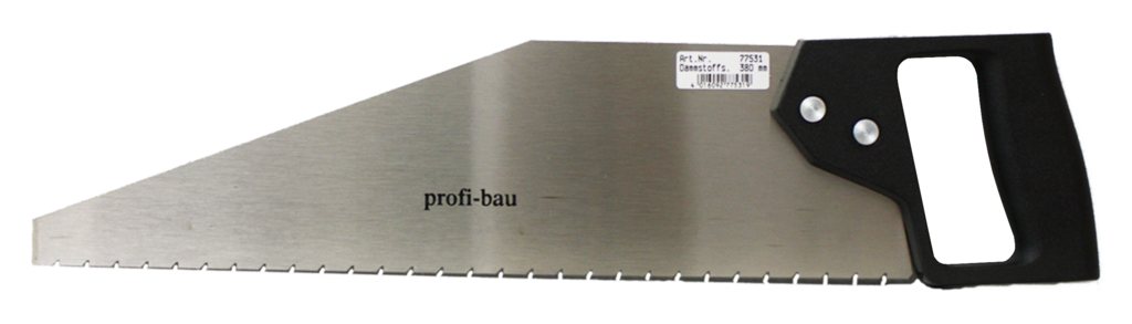 Dämmstoffsäge 370 mm speziell für Hartschäume geeignet  