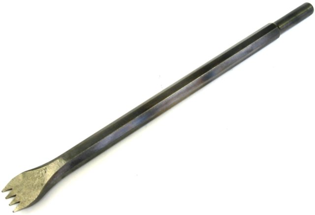 Stahl-PL-Zahneisen ,  Breite 26 mm Stahlstärke 16 mm Zähnezahl 3