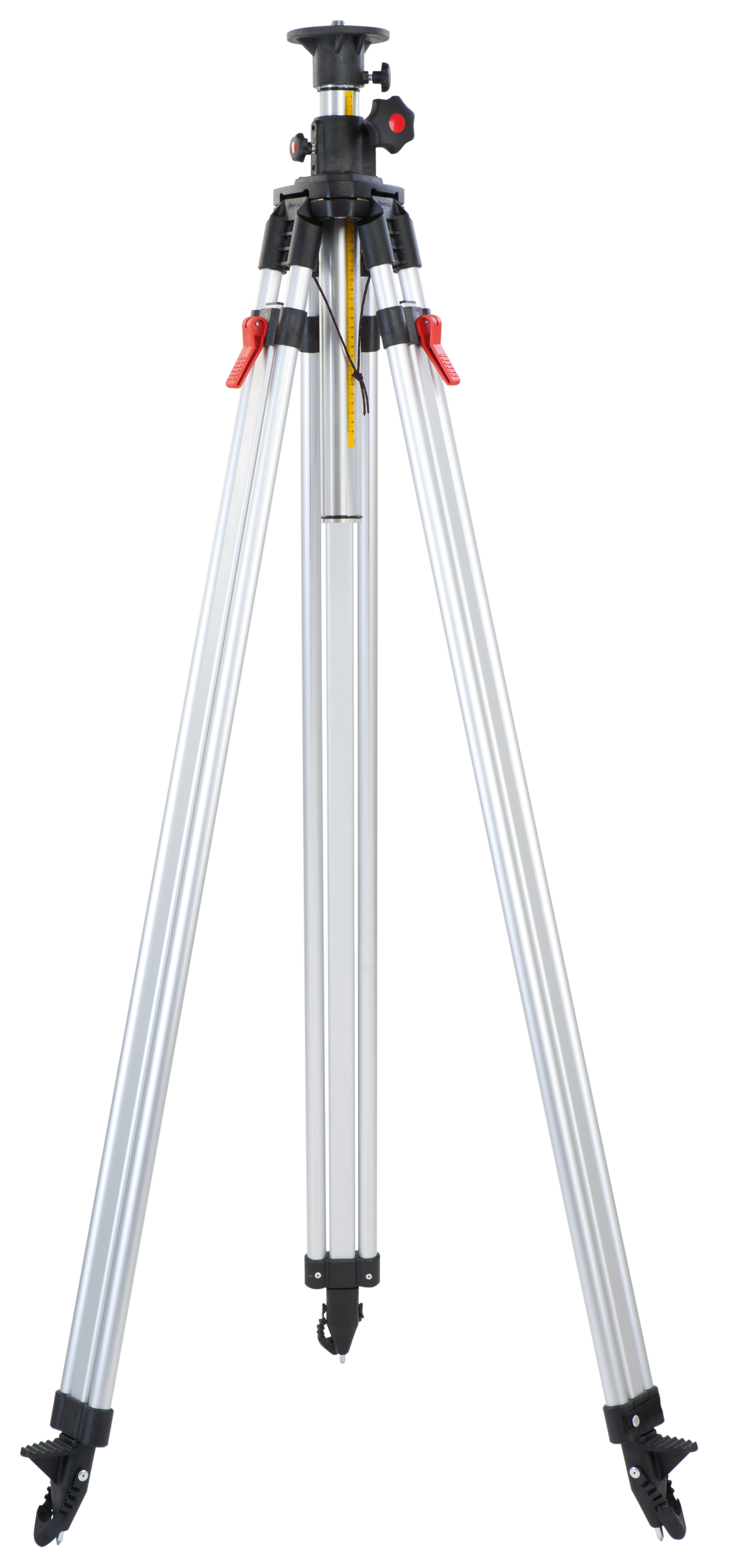 NESTLE Kurbelstativ Aluminium Mittelschwer, Direktantrieb, 150-300cm Aluminiumkopf, Libelle und Gummifußkappe