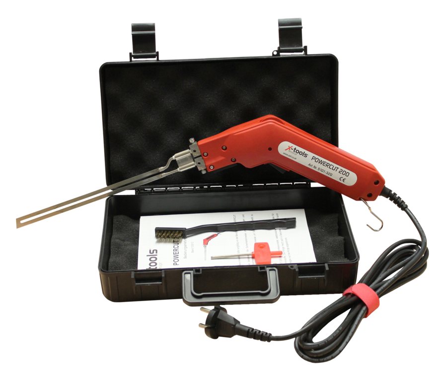Styro-Cutter 200mm, 200 W im Koffer,3m Kabel,1 Messer 200mm Styro-Cutter 200mm, 200 W im Koffer,3m Kabel,1 Messer 200mm