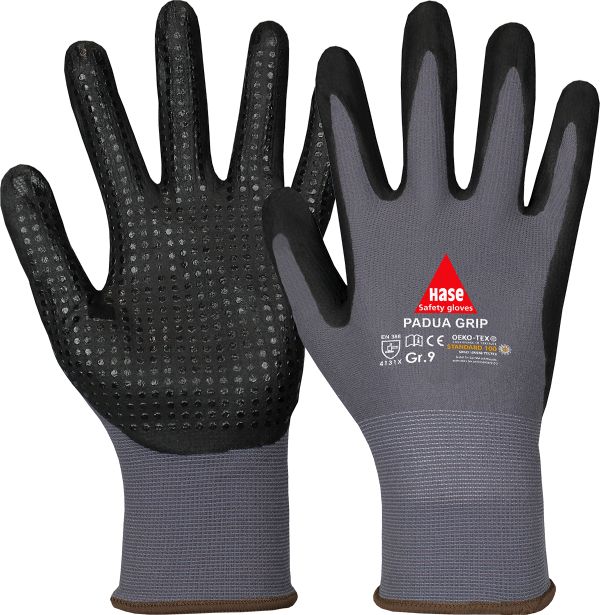 Montagehandschuh Padua Grip Gr. 10 Nylon-/Polyestergewebe 