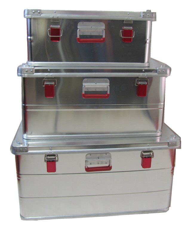Alu-Werkzeugboxen-Set Industry 1, 3-teilig