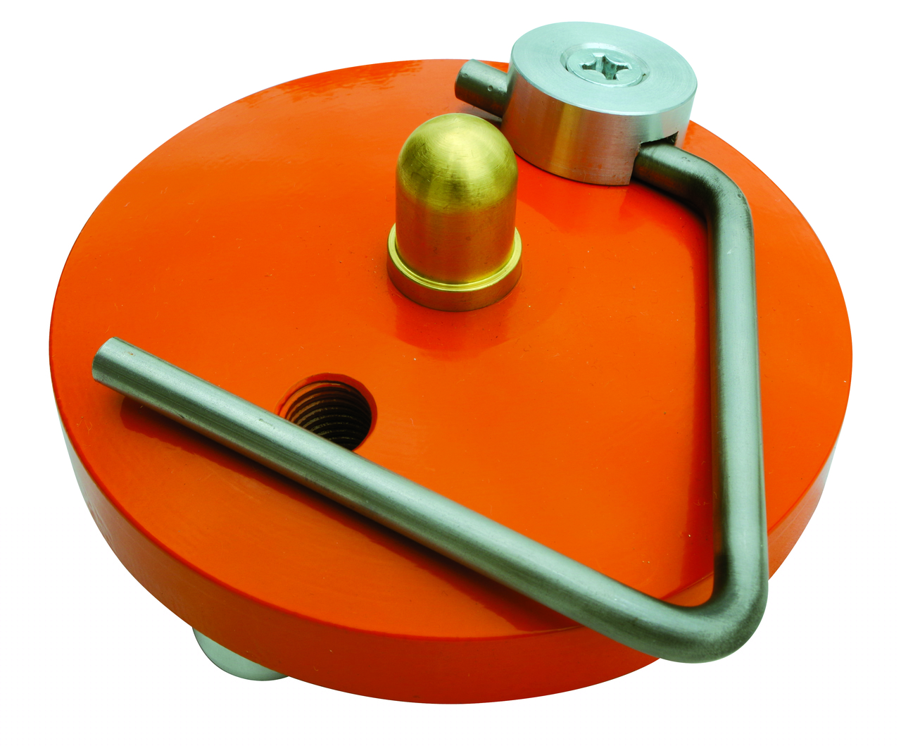 Bodenplatte GB 600 Gewicht 6 kg mit aufklappbarem Metall - Tragebügel Bodenplatte GB 600 Gewicht 6 kg mit aufklappbarem Metall - Tragebügel